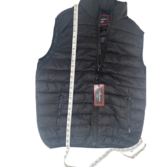 Maximos Women Puffer Vest NWT Zip Sleeveless Outdoor Casual Black M‎ Streetwear - Picture 5 of 6